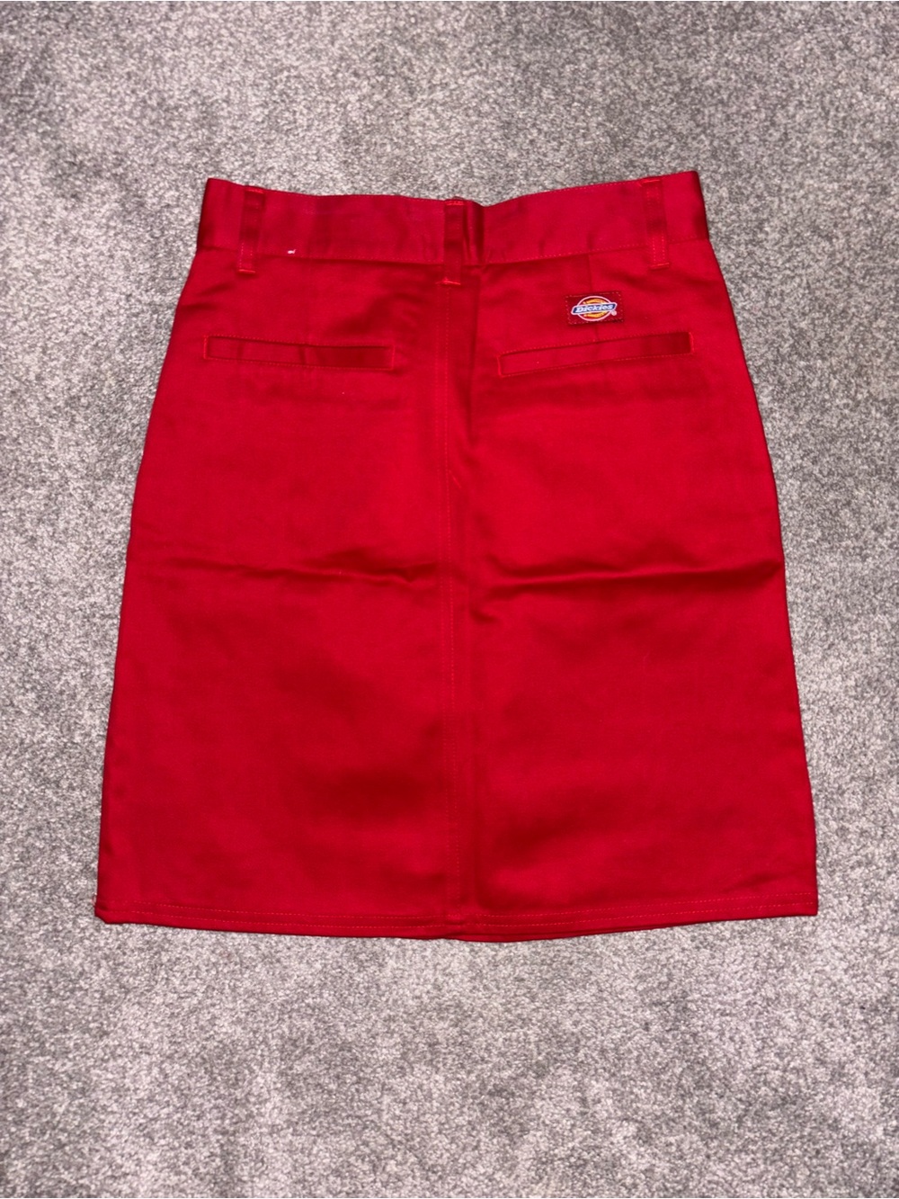 Vintage 26” Waist Dickies Women's Red Straight Skirt